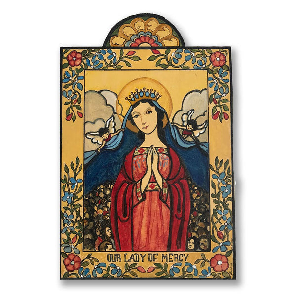 Our Lady of Mercy Wooden Token