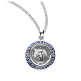 Sterling Silver Round Miraculous Medal