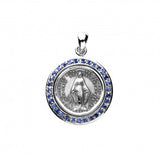 Sterling Silver Round Miraculous Medal