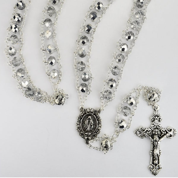 Crystal Labrador Ladder Rosary