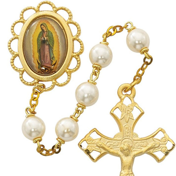 Pearl Guadalupe Rosary