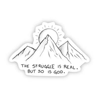 The Struggle Is Real Sticker