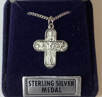 5-Way Sterling Medal Cross