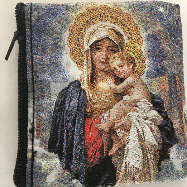 Mother and Child Rosary Case