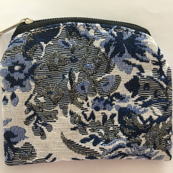 Blue Tapestry Pouch