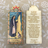 St. Gertrude Wooden Retablo