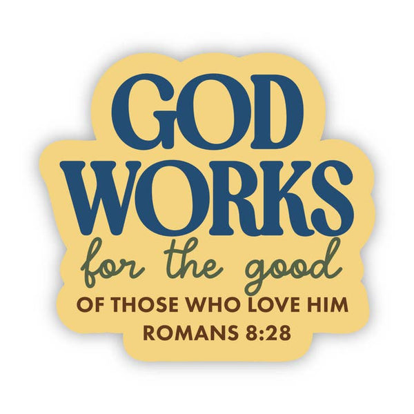 Gods Work Sticker