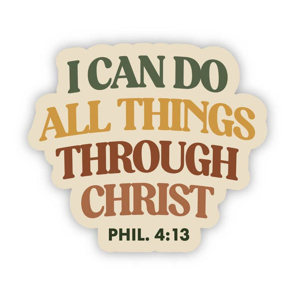 I Can Do All Things Sticker