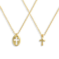 Sharing Kindness Cross Necklace