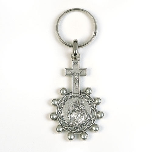 St. Christopher Rosary Keychain