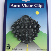 Rosary Cross Visor Clip