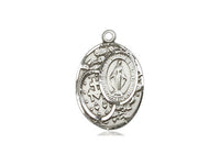 Miraculous Mary Sterling Silver Medal