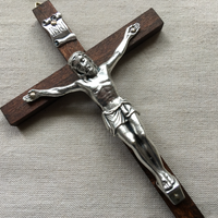 Slim Wood Crucifix