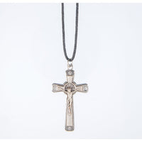 Clear Crystal Cross Necklace
