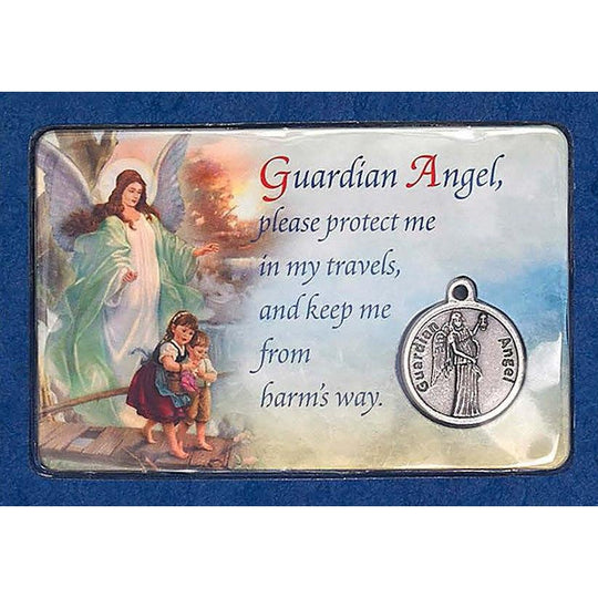 Guardian Angel Card and Medal
