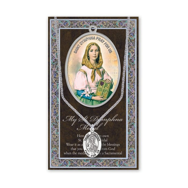 St. Dymphna Pewter Necklace