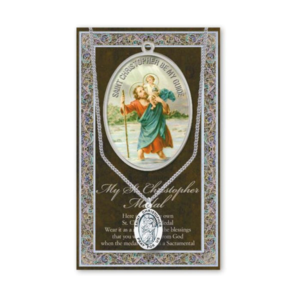 St. Christopher Pewter Necklace