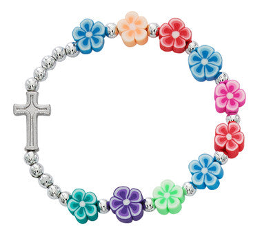 Fimo Flower Bracelet