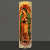 LED Guadalupe Candle
