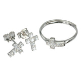 Cubic Zironia Ring and Earrings
