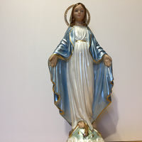 Pearlized Mary Statue