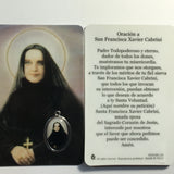 Spanish Holy Card with Medal