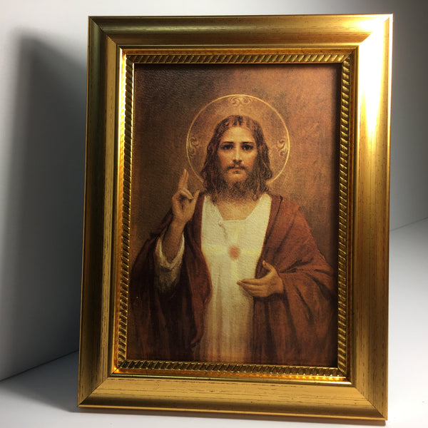 Sacred Heart of Jesus Framed Canvas