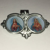 Sacred Heart & Immaculate Heart Visor Clip