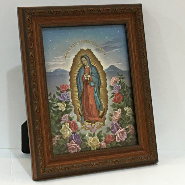 Guadalupe Surrounded by Roses