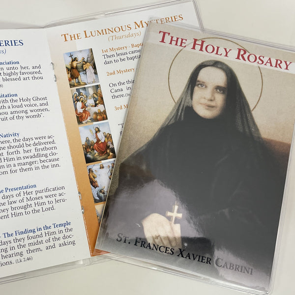 Holy Rosary Book- Cabrini Cover