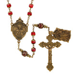 Vintage Style Rosary - Sacred Heart
