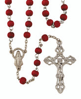 Rose Scented Wood Rosary