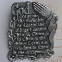 Serenity Pray Visor Clip