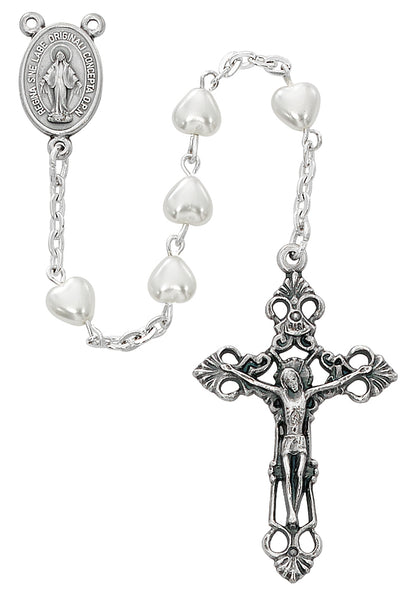 Pearl Heart Rosary