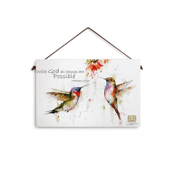 Hummingbird Plaque