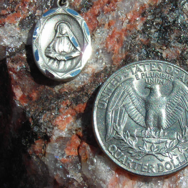 Cabrini Small Oval Medal