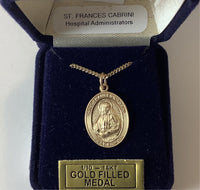 Oval Mother Cabrini Medal