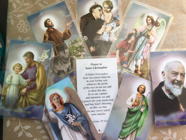Male Saint Holy Cards