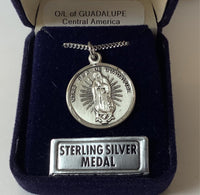 Our Lady of Guadalupe Sterling Medal