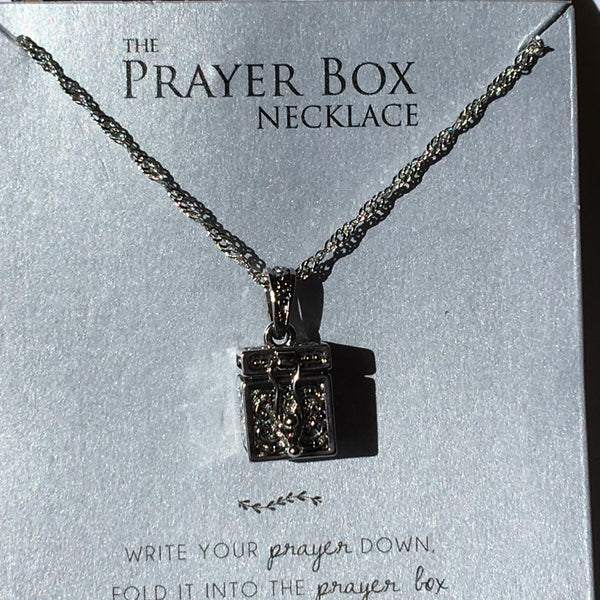 Buy Sterling Silver Prayer Box Pendant Locket Necklace for Cherishing  Memories Keepsake Gift Keep Your Love One Close to Your Heart Online in  India - Etsy