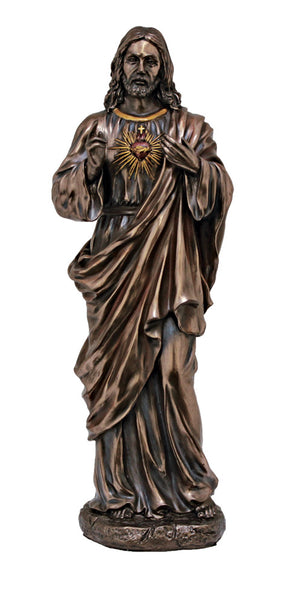 Bronze Sacred Heart Statue