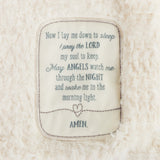 Goodnight Prayer Lamb Blanket