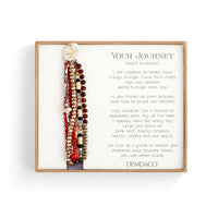 Garnet "Your Journey" Prayer Bracelet